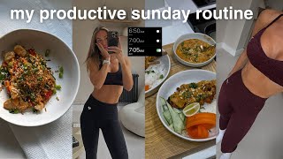 SUNDAY RESET | cooking healthy food & getting my life together