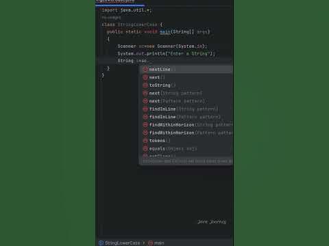 toUppercase() method in java | String Methods.3 | #stringmethods # ...