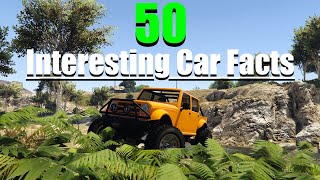 50 Interesting Car Facts You Probably Didn’t Know in GTA Online…