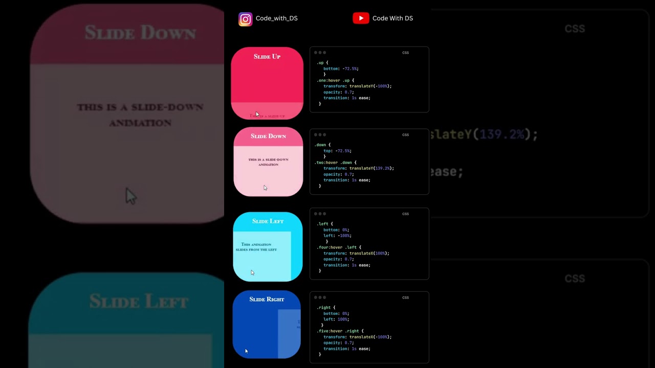 Box Animation on hover || HTML || CSS #shorts #webdevelopment #uiux #coding  - YouTube