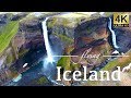 Iceland By Drone - Skogafoss, Dettifoss, Godafoss Waterfalls &amp; More 4K Travel Footage