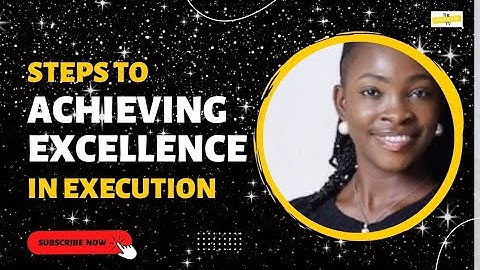 Steps to Achieving Excellence in Execution. #lifechanging #dailyroutine #youtubevideo #success