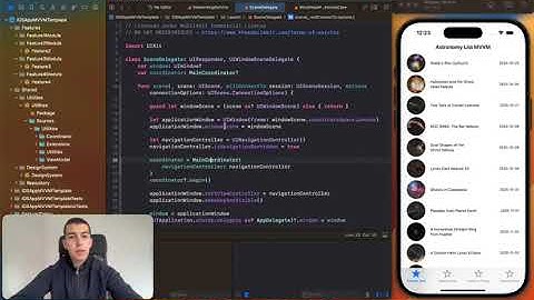 MVVM + Clean Architecture iOS App Template | MobileKit Templates