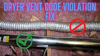 How to Install Code Appropriate Dryer Ventilation