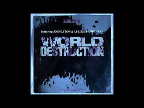 Timezone  - John Lydon  &  Afrika Bambaataa  -  World Destruction !!!!