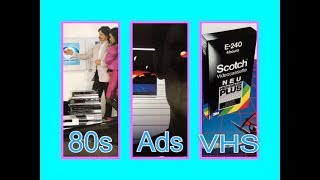 80s Magazine Ads \/ Werbeanzeigen der 80er - German - VHS \/ MC \/ Video \/ Camera \/ VCR