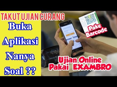 CARA GAMPANG BUAT UJIAN ONLINE DI GOOGLE FORM TIDAK BISA BUKA APLIKASI LAIN & PAKAI BARCODE