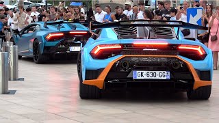 Supercars in Monaco 2023 #8- Stirling Moss, Chiron, 918 Spyder, F12 TDF, Ultimae, Ford GT, SF90... by Cars & Pyro 2,668 views 2 months ago 17 minutes