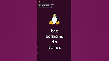 10/10 Basic Linux Commands | tar command in linux #shorts #linux #linuxcommands