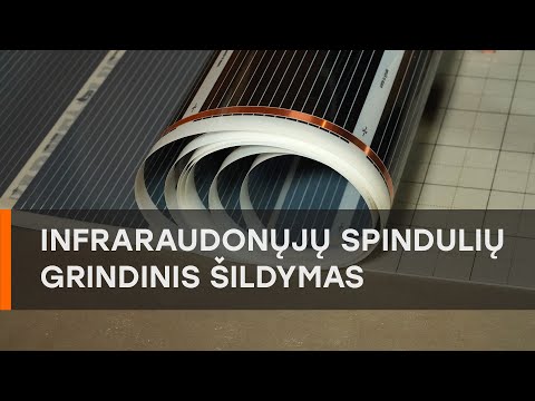 Video: Plėvelinis grindų šildymas po laminatu. Infraraudonųjų spindulių plėvelės grindinis šildymas: montavimas