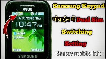 Dual Sim Call Setting Samsung Keypad Mobile  Me | How To Switch Sim 1 To Sim 2 for Calling