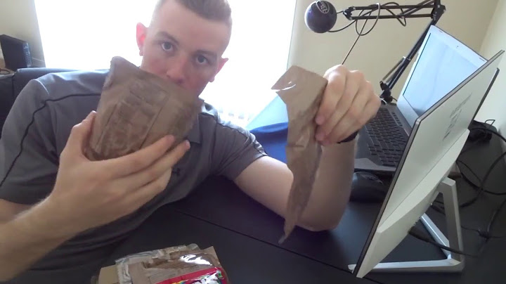Meal Ready to Eat (MRE) 📦 Taste Test // Menu 12: Elbow Macaroni & Tomato Sauce