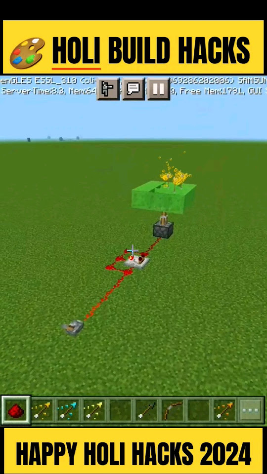 Happy holi build hacks in minecraft minecraft build hacks