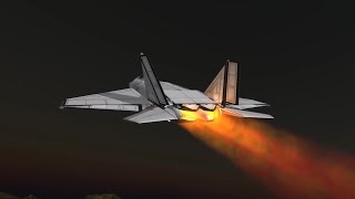 Stock F-22 in KSP