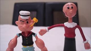 Popeye and Olive | Bendable Action Figures | Unboxing screenshot 2