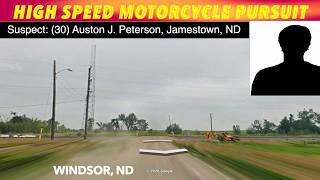 115 MPH Motorcycle Chase Across North Dakota