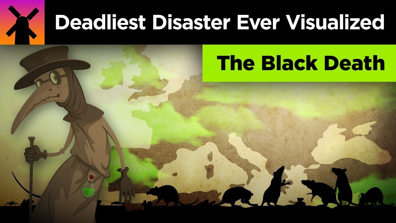 ⁣The Black Death: Worst Pandemic in History Visualized