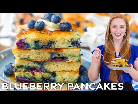 The Best Sheet Pan Buttermilk Blueberry Pancakes | with Reynolds Wrap