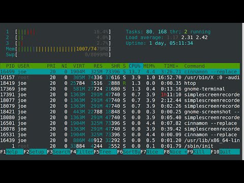 Videó: Hogyan értelmezhető A Htop Kimenet