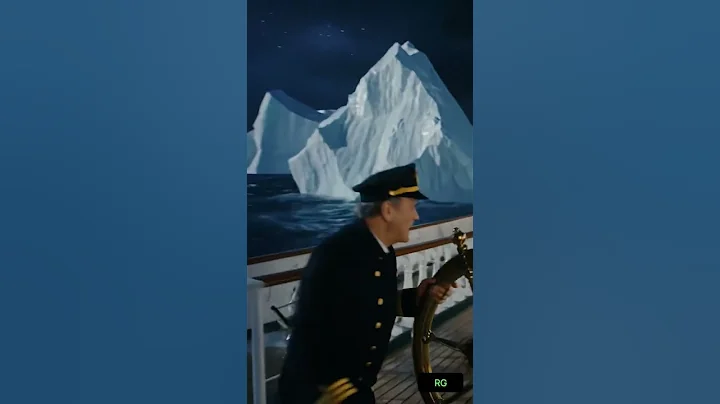 Titanic 🚢 The Exact moment the disaster took place #titanic #iceberg #viral #shorts