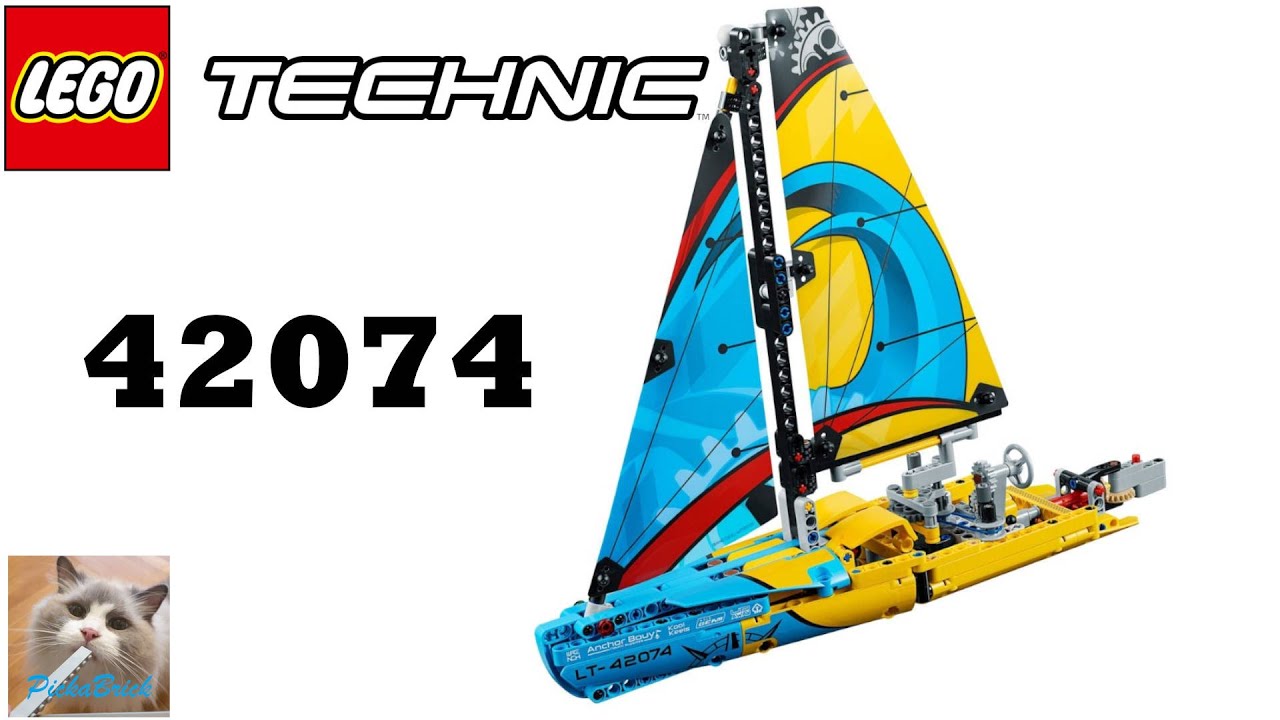 Lego Technic 42074 Racing Yacht  Lego Speed Build