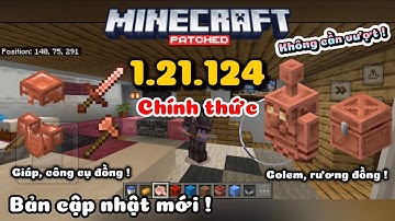 🔥Cách Tải Minecraft PE 1.21.124 Chính Thức Patch Cực Mới | YUKI Comeback 