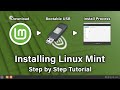 Linux Mint Installation Using a USB Drive - Step by Step Tutorial
