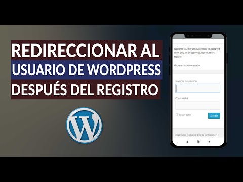 Cómo Redireccionar al Usuario de WordPress a una Página Personalizada Después de Registrarse