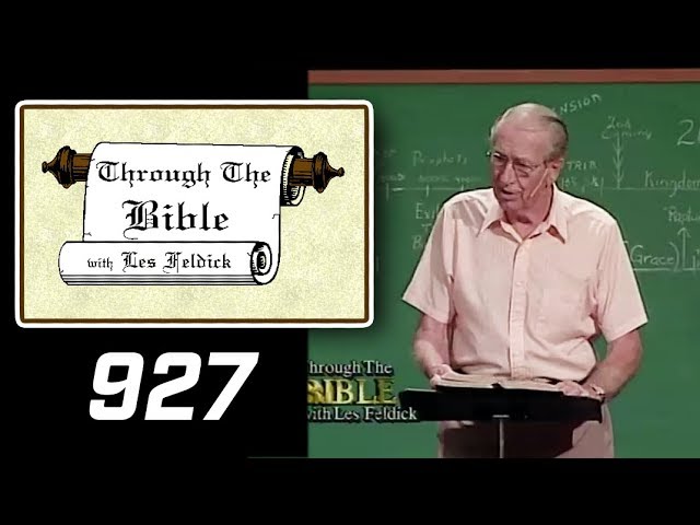 [ 927 ] Les Feldick [ Book 78 - Lesson 1 - Part 3 ] Christ as the Rock of Scripture |c