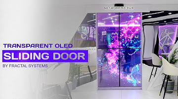 Transparent OLED Sliding Doors | Tonomus | LEAP | Fractal Systems