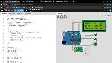 Cara Membuat Timbangan Digital Arduino dengan HX711 & LCD 20x4 (Simulasi Wokwi)
