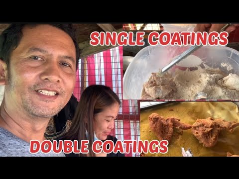 Ang Pagkakaiba Ng SINGLE COATINGS At DOUBLE COATINGS Na FRIED CHICKEN # ...