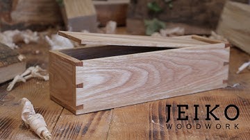 Making A Dovetail Box From Firewood Using Hand Tools