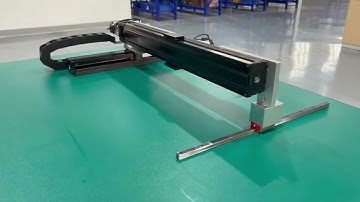 HIWIN KK Linear Actuator XY Gantry Cartesian Robot with Auxiliary Rail #linearmotion #gantryrobot