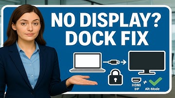 USB-C Dock: External Monitor Not Detected