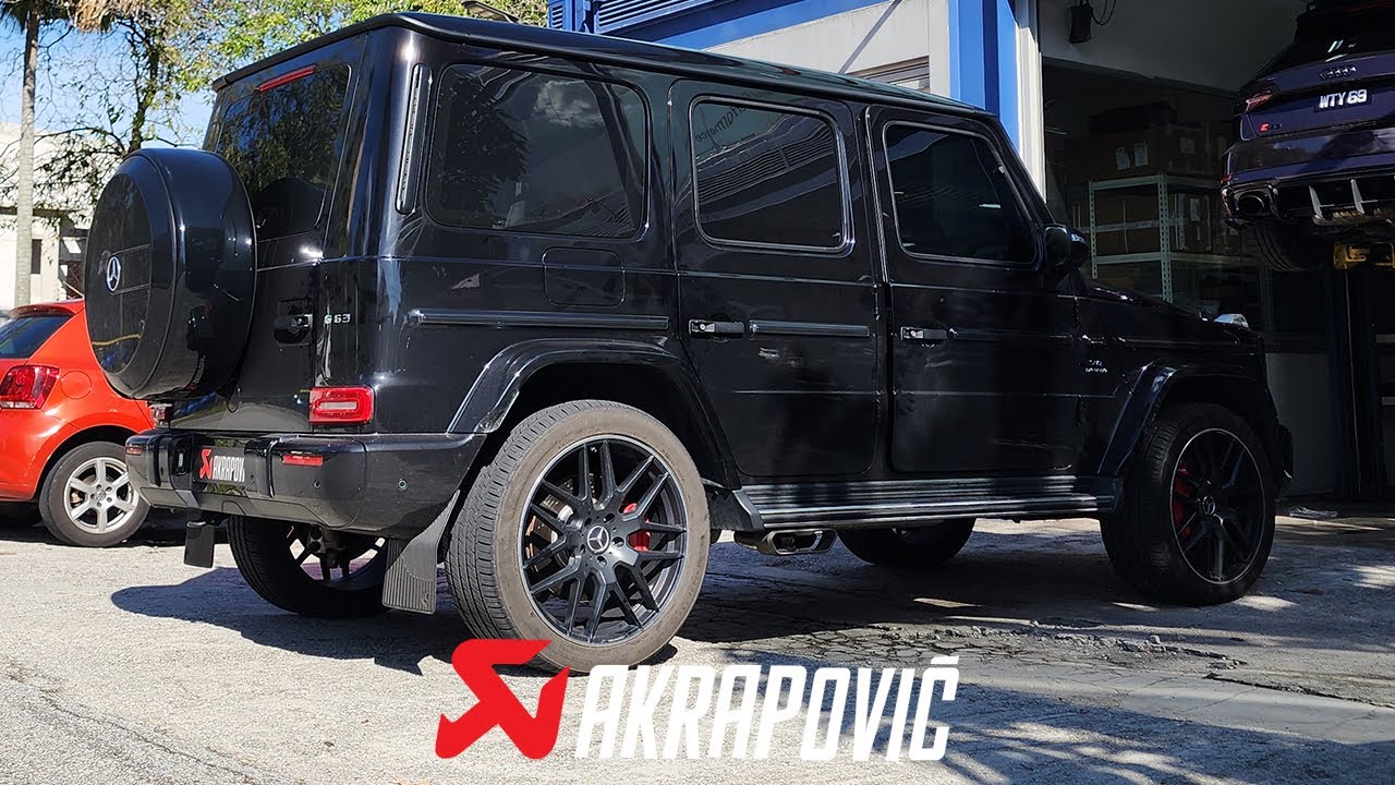 AKRAPOVIC MERCEDES AMG G63 W463A | FULL EXHAUST SYSTEM LOUD