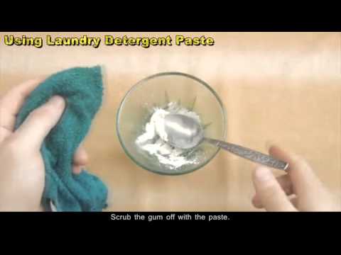 How to Remove Chewing Gum from a Dryer Drum