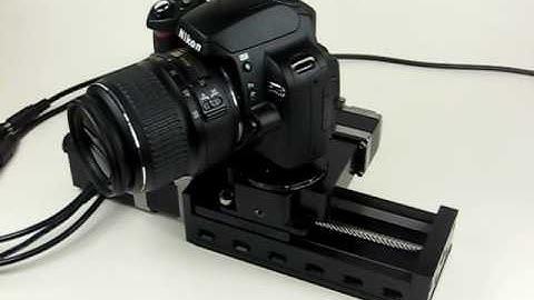 Zaber Linear Slide and Rotary Stage for Camera Shaking