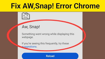 Fix AW, Snap! Error Problem On Google Chrome || Aw Snap Error Problem On Chrome