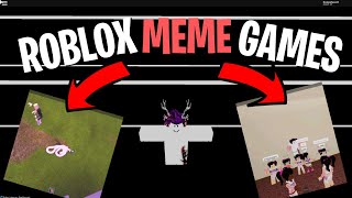 roblox meme games list