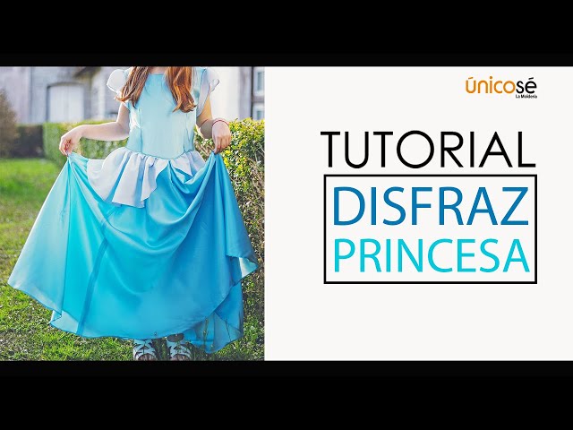 DIY. Disfraz de BLANCANIEVES casero niña paso a paso. Como hacer vestido de  Princesa 👸 Disney fácil. 