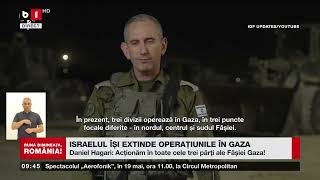 ISRAELUL ÎȘI EXTINDE OPERAȚIUNILE ÎN GAZA_Știri B1TV_15 mai 2024