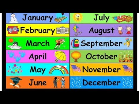 January, February, March, April...İngilizce aylar şarkısı - Video - YouTube
