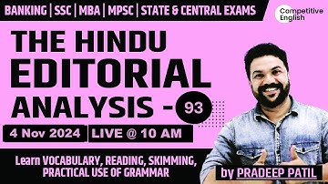 Learn VOCAB, READING, SKIMMING, ERRORS, GRAMMAR USE, 04 November , 2024  - PRADEEP PATIL