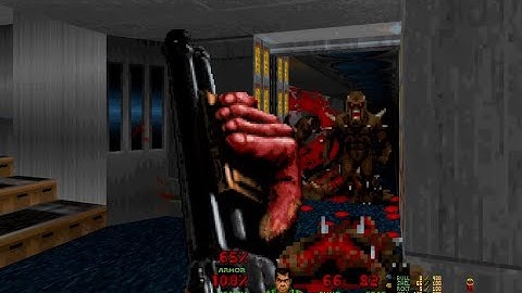( COMIC DOOM 96 v3 ) E2M7 SPAWNING VATS - Ultimate DOOM - GZDoom - Ultra Violent all secrets