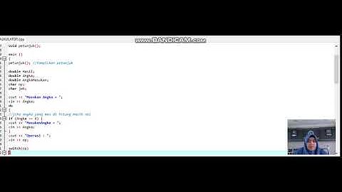 PROGRAM KALKULATOR SEDERHANA