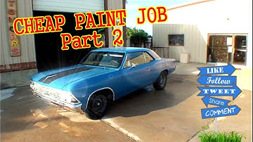 HOW TO PAINT YOUR CAR "CHEAP", Using Epoxy Primer - Part 2