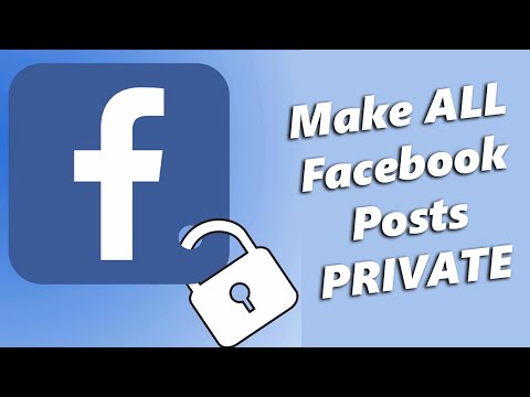 How To Make All Facebook Posts Private | How To 'Only Me' All Facebook Posts