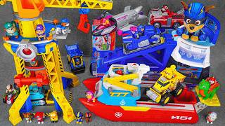 PAW PATROL to the Rescue: Paw Patrol Spin Master Rubble & Crew Bark Yard Crane Tower #pawpatrol