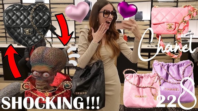 CHANEL TRASH BAG?! 🗑 22S SPRING SUMMER COLLECTION NEW 22 BAG TRY